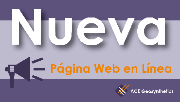 La nueva página web oficial de ACE Geosynthetics ya está en línea