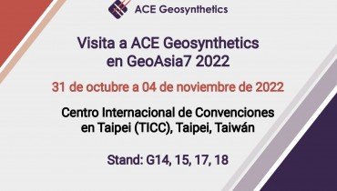 Visita a ACE Geosynthetics en GeoAsia7 2022 en Taipei, Taiwán