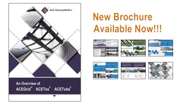 New brochure of ACE Geosynthetics is available online New brochure of ACE Geosynthetics is available online