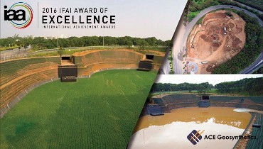 ACE Geosynthetics receives the 2016 International Achievement Award ACE Geosynthetics receives the 2016 International Achievement Award