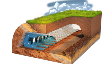 Rockfall Prevention Embankment