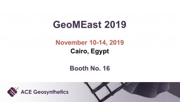 Meet ACE Geosynthetics at GeoMEast 2019 in Egypt! Meet ACE Geosynthetics at GeoMEast 2019 in Egypt!