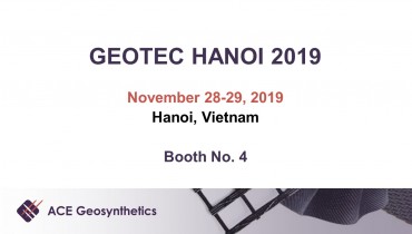 Visit ACE Geosynthetics at GEOTEC HANOI 2019 in Vietnam!