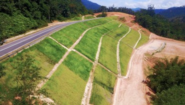 ACEGrid® Reinforced Slope and ACEMat™ R Slope Protection System in Malaysia