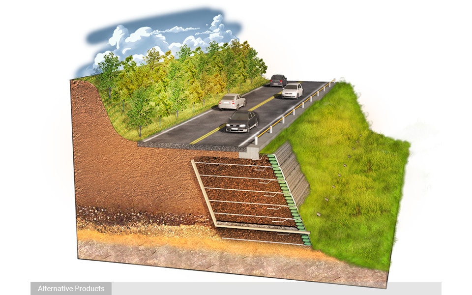 Steep Slope Reinforcement & Geogrid Stabilisation