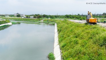 ACEGrid® Reinforced Slope for Revetment Project, Pingtung, Taiwan
