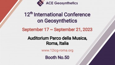 Visit ACE Geosynthetics at 12th International Conference on Geosynthetics in Italia