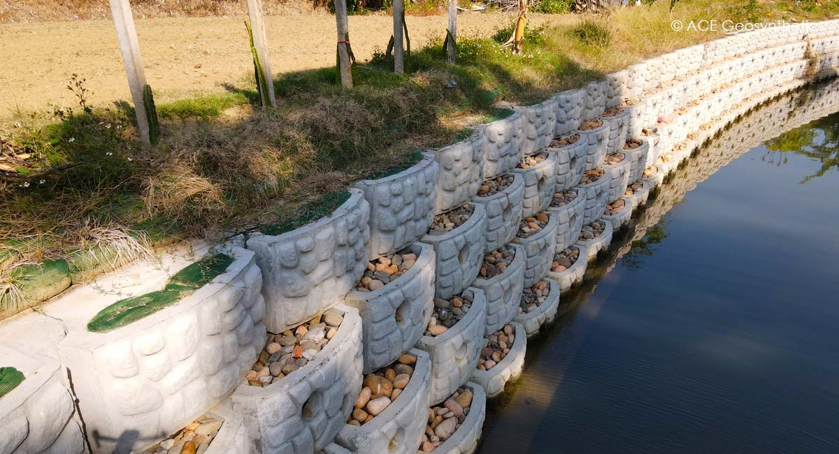 La aplicación de ACEModule™ para la restauración de arroyos en el río superior del puente cóncavo de Shubu, municipio de Baoshan, condado de Hsinchu, Taiwán